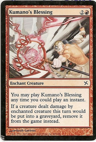 Magic traidores de kamigawa Kumano´s blessing 111/165 inglés